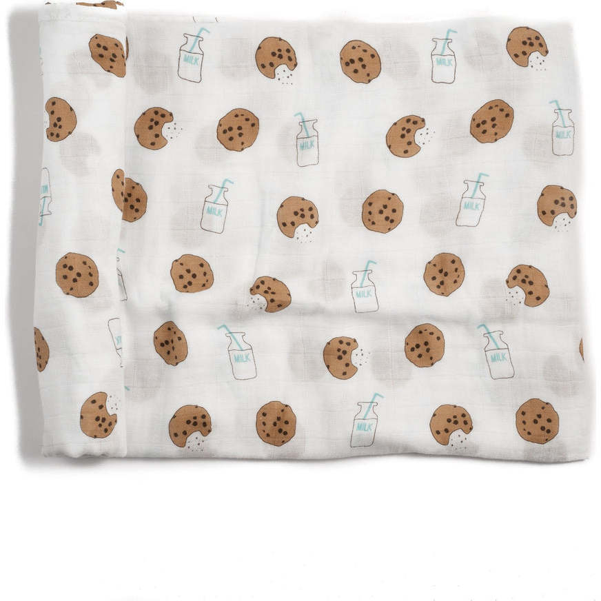 Bamboo Muslin Swaddle Blanket, Cookie Craze - Swaddles - 1