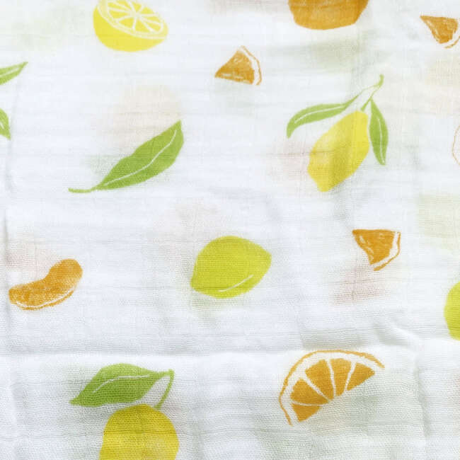 Bamboo Muslin Swaddle Blanket, Main Squeeze - Swaddles - 4