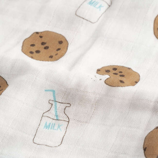 Bamboo Muslin Swaddle Blanket, Cookie Craze - Swaddles - 3