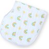 Burp Cloth Bib, Over the Rainbow - Bibs - 2