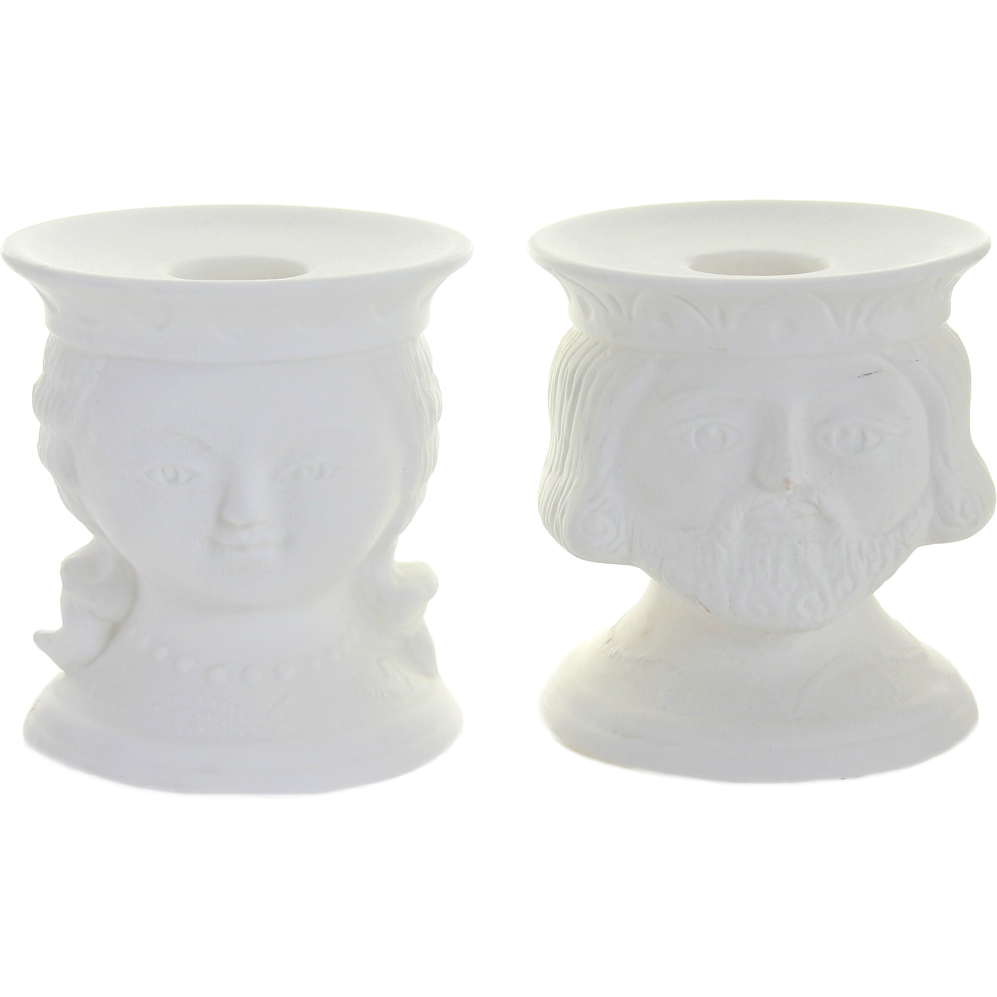 Set Of 2 Lady & Gent Candlesticks - Thumbnail 2