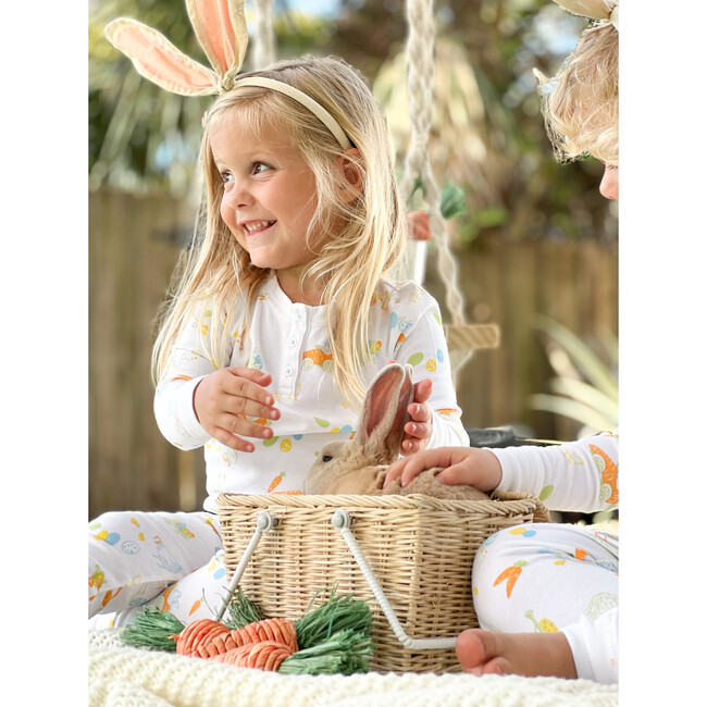 Easter Egg Hunt Pajama Set, Orange