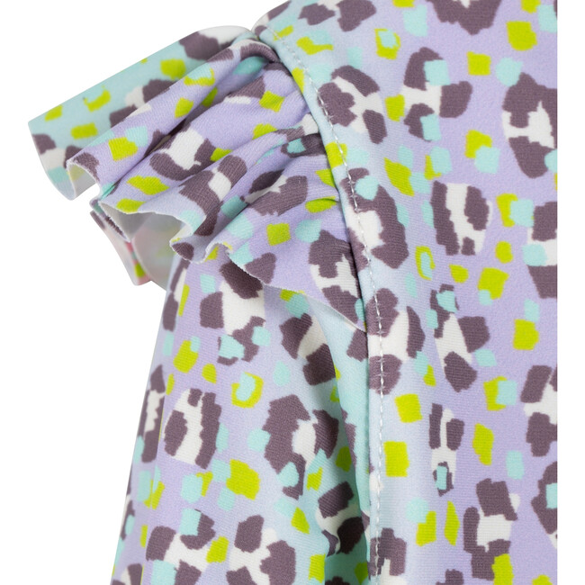 Sophie Rashguard One Piece, Rainbow Ombre Leopard - Rash Guards - 8