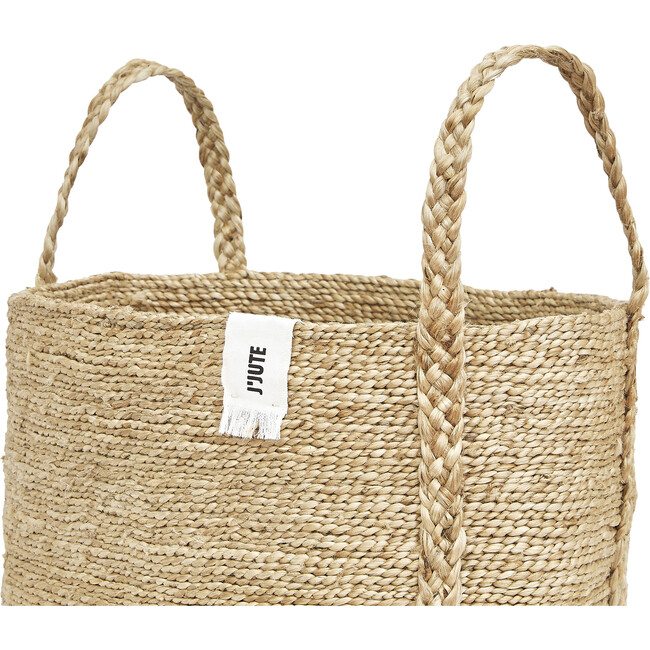 Maya Large Wide Jute Basket, Natural - Storage - 4