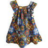Flutter Sleeve Dress, Majolica - Dresses - 1 - thumbnail