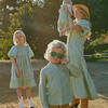 Finn Collarless Button Down, New Sage Gingham - Shirts - 4