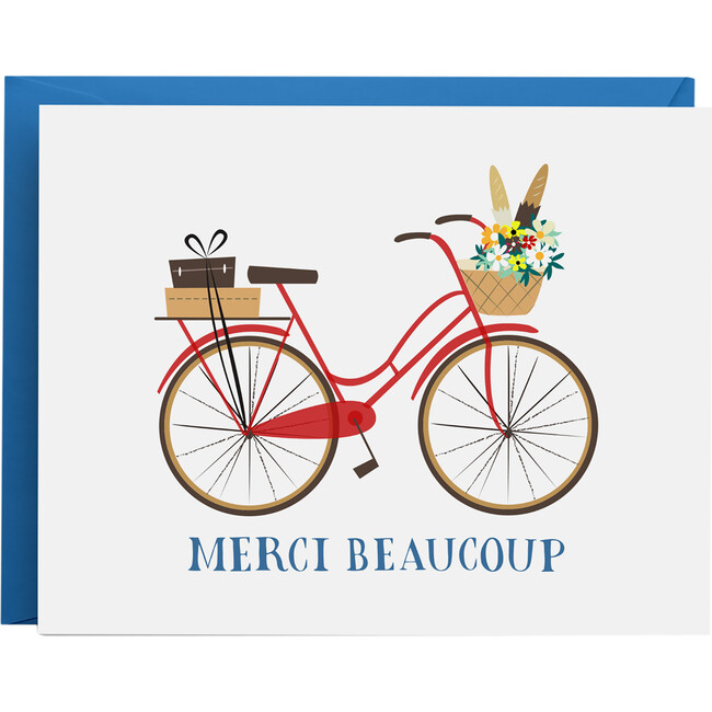 Merci Beaucoup Vintage Bicycle Boxed Card Set