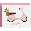 Grazie Pink Vespa Thank You Boxed Card Set - Paper Goods - 1 - thumbnail