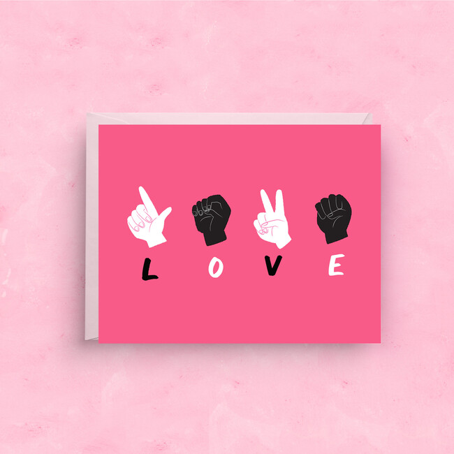 L.O.V.E. Sign Language Love Boxed Card Set - Paper Goods - 2