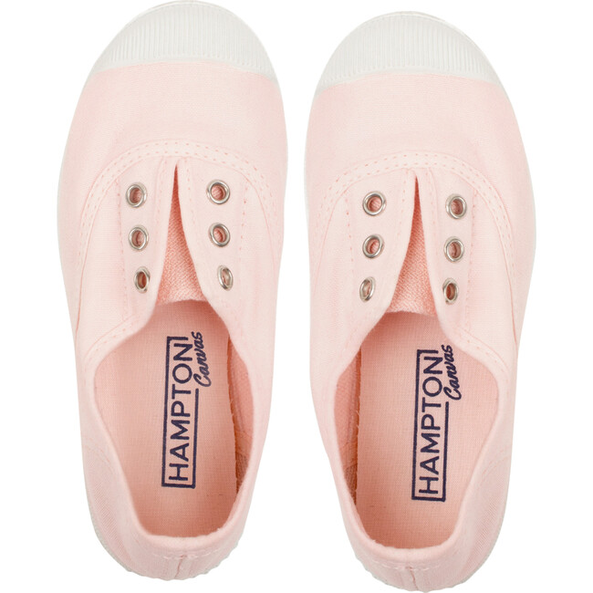 Plum Canvas Shoe, Pale Pink
