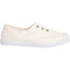 Plum Canvas Shoe, White - Sneakers - 2