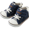 Street Style DOUBLE-B High Top Second Shoes, Indigo - Sneakers - 1 - thumbnail