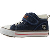 Street Style Kids DOUBLE-B High Top Shoes, Indigo - Sneakers - 4