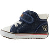 Street Style DOUBLE-B High Top Second Shoes, Indigo - Sneakers - 4