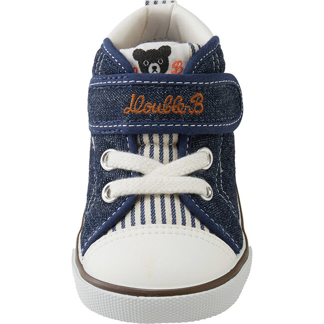 Street Style DOUBLE-B High Top Second Shoes, Indigo - Sneakers - 6