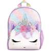 Miss Gwen Ombre Glitter Large Backpack And Lunch Bag Set, Multi - Backpacks - 5