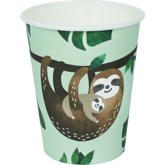 Set of 12, Sloth Cups