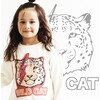 Wild Cat Sweatshirt, Ice Cream - Sweatshirts - 2 - thumbnail