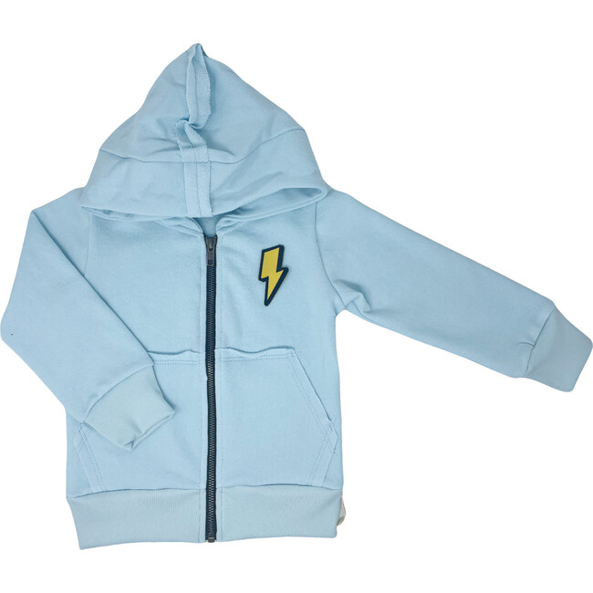 LOVE Zip Hoodie, Cloud Blue