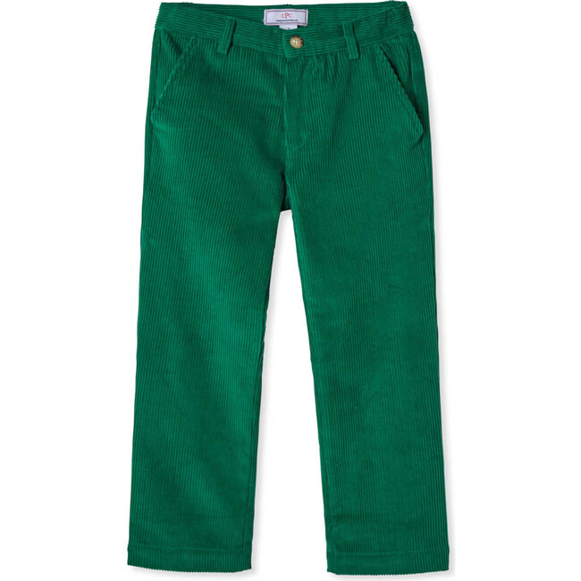 Gavin Slim Wide Wale Pant, Cadium Green - Pants - 1