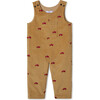 Tucker Embroidered Overall, Lark with Red Race Cars - Overalls - 1 - thumbnail