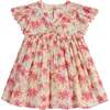 Raspberry Flowers Siloe Dress, Multicolor - Dresses - 1 - thumbnail