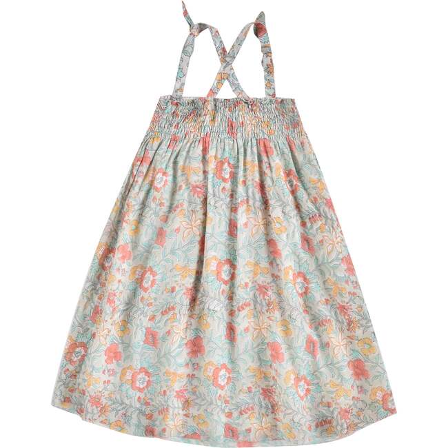 Marceline Water Flowers Dress, Multicolor - Dresses - 3