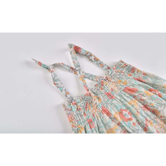 Marceline Water Flowers Dress, Multicolor - Dresses - 4