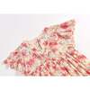 Raspberry Flowers Siloe Dress, Multicolor - Dresses - 7