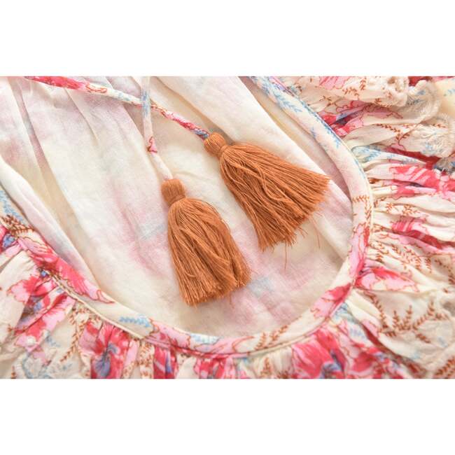 Zelie Top Raspberry Flowers
, Multicolor - T-Shirts - 7