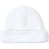Pima Cotton Baby Hat, White - Hats - 1 - thumbnail