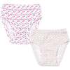 Lauren Girls' Pima Cotton Underwear Set, Over the Rainbow/So Very Cherry - Underwear - 1 - thumbnail