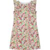 Miss B Grace Ruffle Shift Dress, Fuchsia Floral - Dresses - 1 - thumbnail