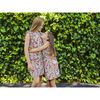 Miss B Grace Ruffle Shift Dress, Fuchsia Floral - Dresses - 2