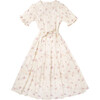 Women's Lotus Dress, Lilypad Print - Dresses - 1 - thumbnail