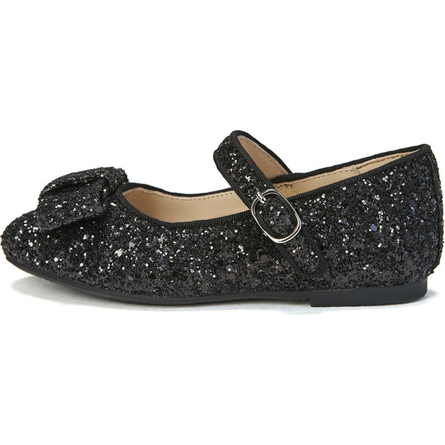 Ellen Glitter Mary Janes, Black