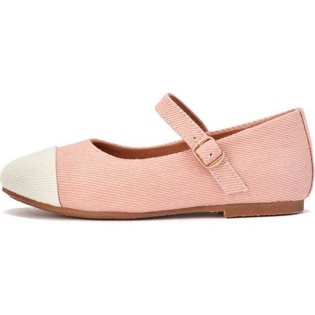 Bebe Canvas 2.0 Mary Janes, Pink & White