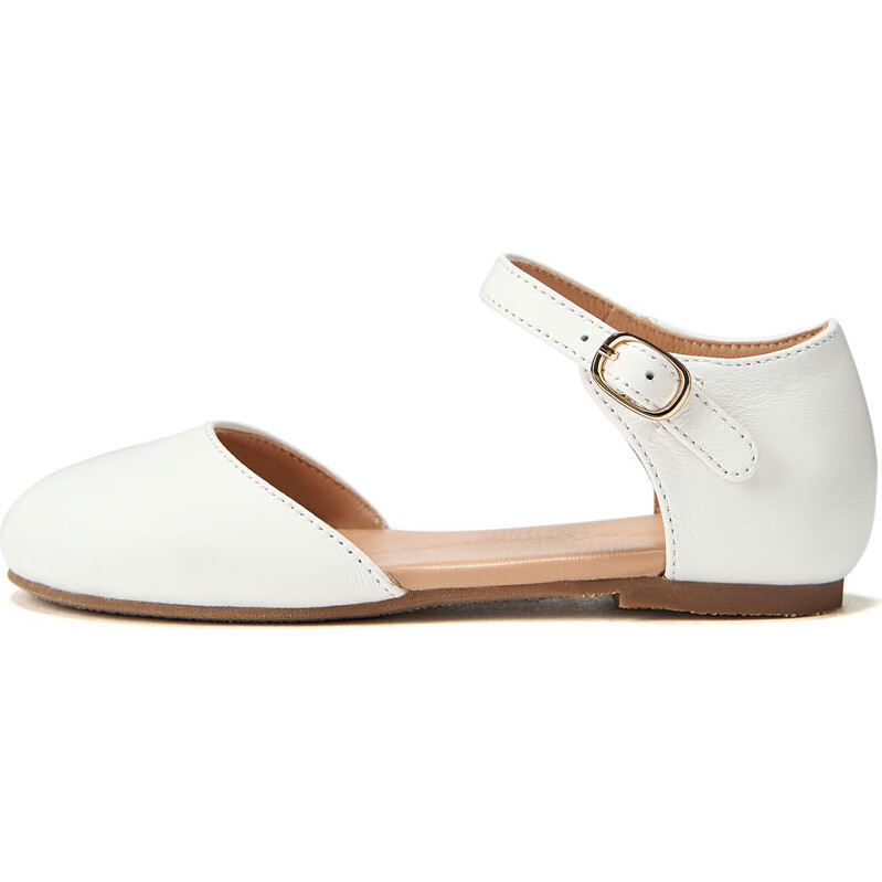 Avery Ballet Flats, White - Flats - 1