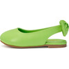 Amelie Leather Ballet Flats, Green - Flats - 1 - thumbnail