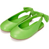 Amelie Leather Ballet Flats, Green - Flats - 2