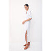 Women's Frieda Shirtdress, White - Dresses - 2