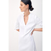 Women's Frieda Shirtdress, White - Dresses - 3