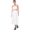 Women's Ava Skirt, White - Skirts - 1 - thumbnail