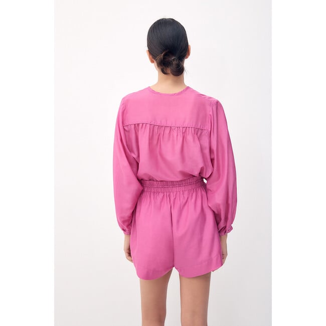 Women's Juliet Shirt, Fuschia - Blouses - 3