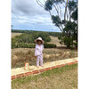 Kid's  Palm Tree Long  Set, Pink - Pajamas - 4