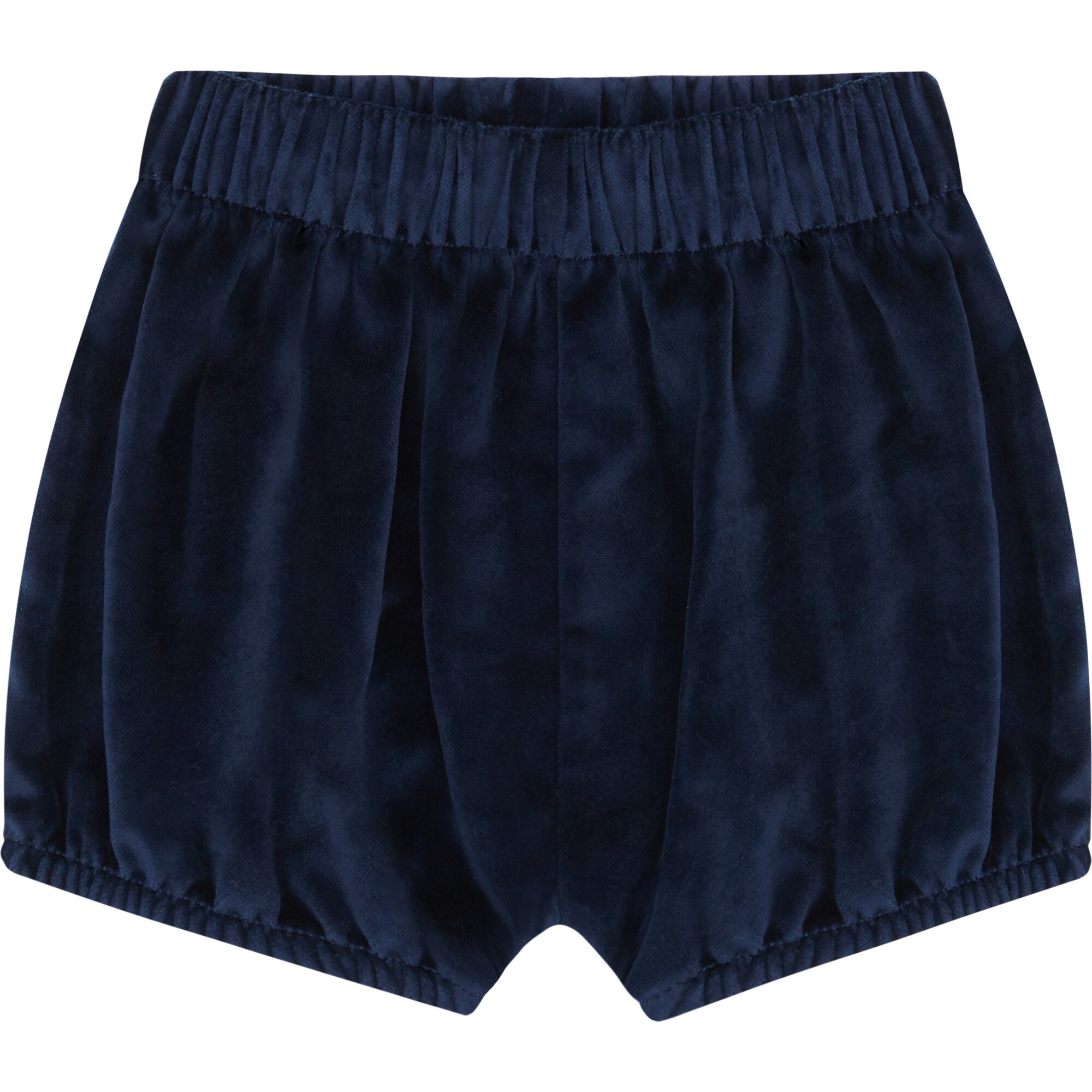 Navy blue velvet shorts best sale