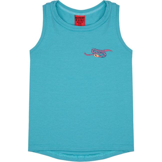 Embroidered Tank Top, Rufus Sssnakes - Shirts - 1