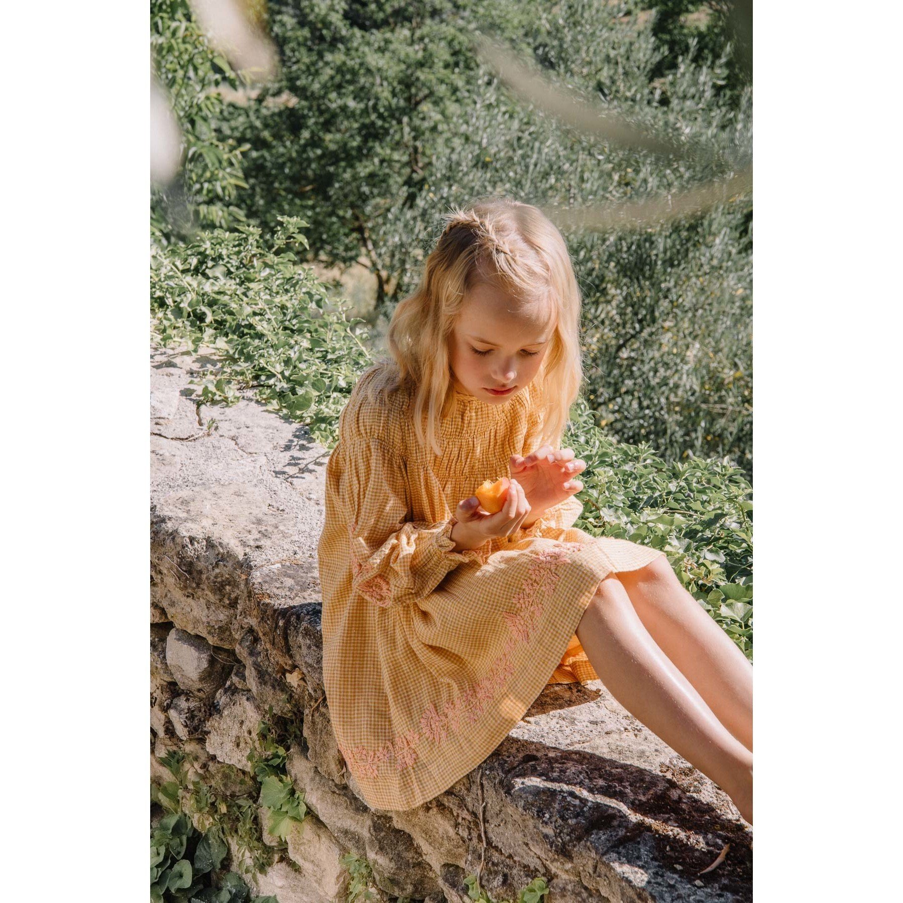 LALI kids ☆ tulip dress 2y TULIP DRESS, MINTY CHEX – Lali