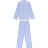 Women's Classic Braddock Pant & Shirt Set, Blue - Pajamas - 2