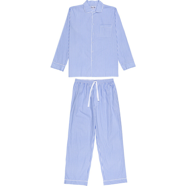 Men's Classic Braddock Long Set, Blue - Pajamas - 2